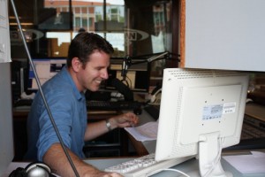 Greg Bauch behind the WGR controls. 