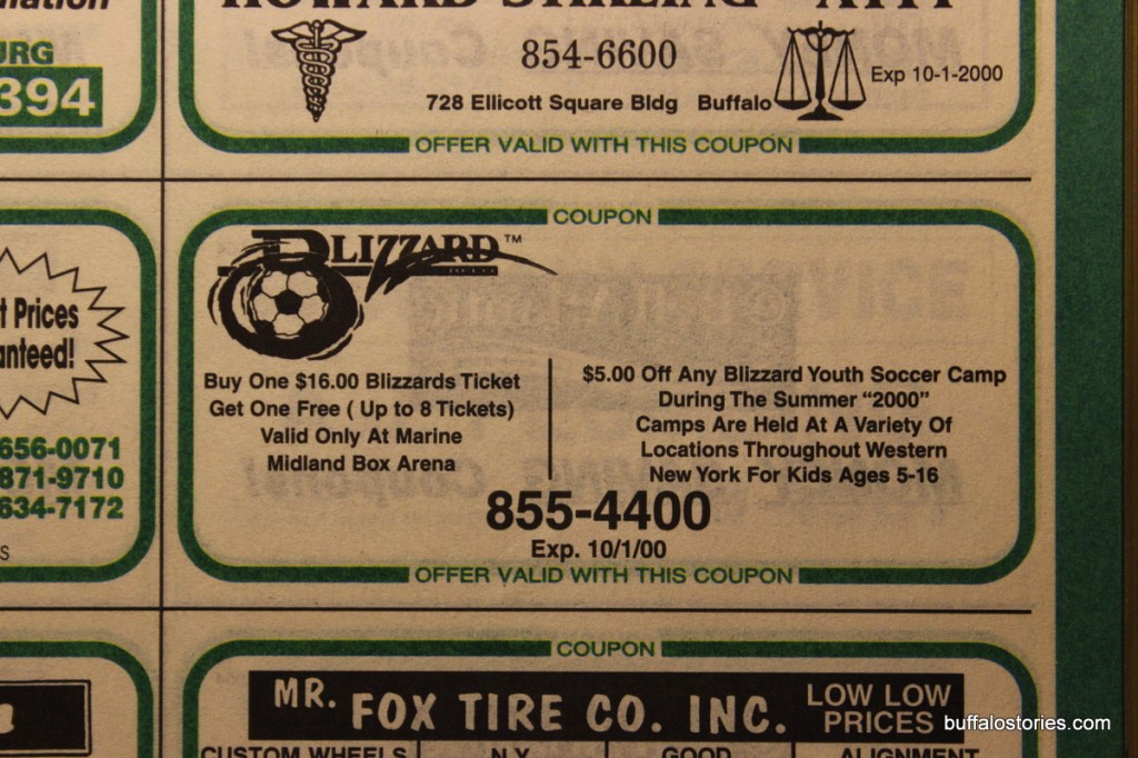 Yay! Coupon for Blizzard Soccer! 