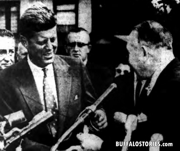 JFK with Niagara Falls Mayor Keller